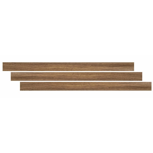 Ackland 0.26 in. T x 94 in. L x 1.77 in. W Tannin Timber Luxury Vinyl Flooring Trim End Cap Molding AKVTVTATI-EC - main